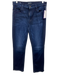 Mother Size 31 Dark Wash Cotton Denim Mid Rise Whiskering Dazzler Ankle Jeans Dark Wash / 31