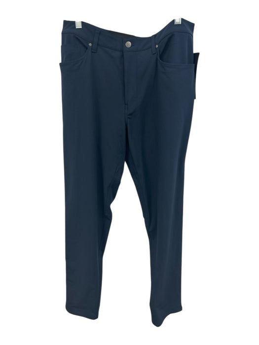 Lululemon NWT Size 36 Navy Blue Polyester Blend Solid Athleisure Men's Pants Navy Blue / 36