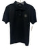 Balmain Size M Black Cotton Solid Polo Men's Short Sleeve Black / M