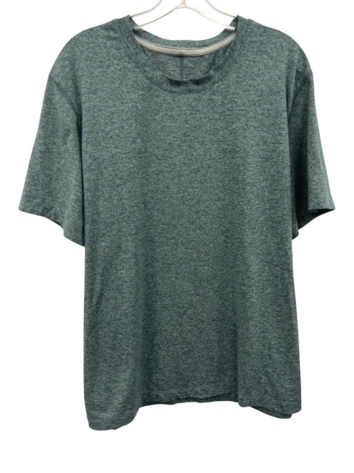Lululemon Size Est XL Green & White Athleisure Men's Short Sleeve Green & White / Est XL