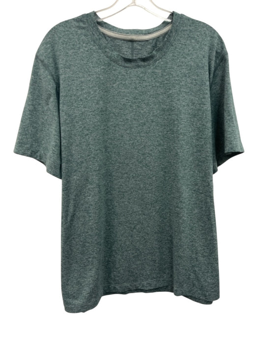 Lululemon Size Est XL Green & White Athleisure Men's Short Sleeve Green & White / Est XL