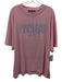 Versace Jeans Co. Size xxxl Pink & Blue Cotton Graphic Men's Short Sleeve Pink & Blue / xxxl