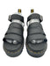 Dr Marten Shoe Size 8 Black Leather Gladiator Ankle Buckle Open Toe Sandals Black / 8