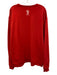 Billionaire Boys Size XXL Red & White Cotton Blend logo Crew Long Sleeve Shirt Red & White / XXL