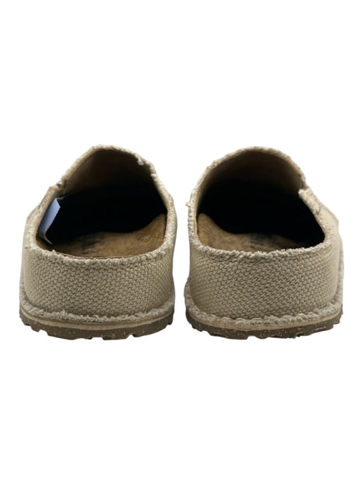 Birkenstock Shoe Size 43 Beige Canvas Solid Mule Slip On Men's Shoes Beige / 43