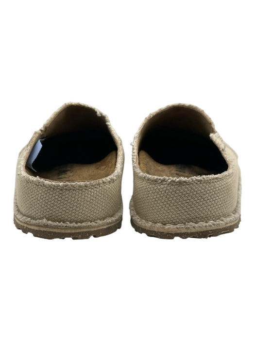 Birkenstock Shoe Size 43 Beige Canvas Solid Mule Slip On Men's Shoes Beige / 43