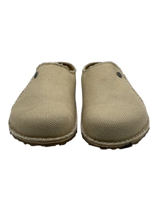 Birkenstock Shoe Size 43 Beige Canvas Solid Mule Slip On Men's Shoes Beige / 43