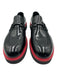 Ferragamo Shoe Size 12 Black & Red Leather Solid Loafer Men's Shoes Black & Red / 12