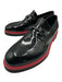 Ferragamo Shoe Size 12 Black & Red Leather Solid Loafer Men's Shoes Black & Red / 12