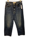 Mother Superior Size 28 Dark Wash Cotton Zip Fly High Rise Wide Leg Jeans Dark Wash / 28