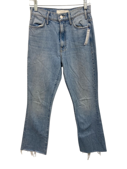 Mother Superior Size 24 Light Wash Cotton High Rise Zip Fly Straight Jeans Light Wash / 24