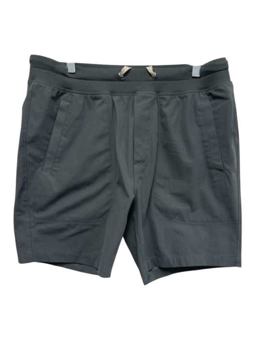 Vuori Size L Gray Synthetic Solid Athletic Men's Shorts Gray / L