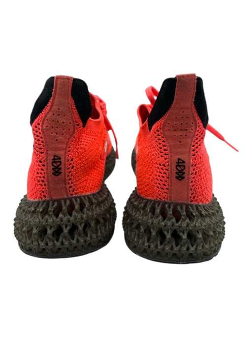 Adidas Shoe Size 9.5 Red & Black Synthetic Mesh Sneaker Men's Shoes Red & Black / 9.5