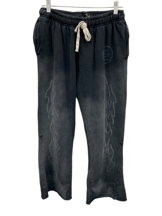 Hellstar Size XS Black & Gray No Fabric Tag Drawstring Waist Side Pockets Pants Black & Gray / XS