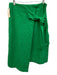 Maeve Size 10 Grass Green Cotton Blend Side Zip & Clasp Close Tweed Skirt Grass Green / 10