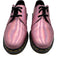 Dr. Martens Shoe Size 10 Pink & Black Leather Iridescent Pearl Lace Up Shoes Pink & Black / 10