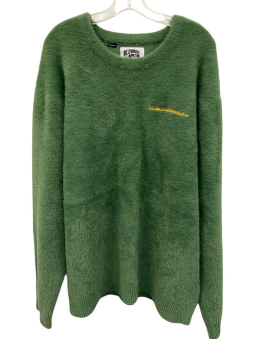 Billionaire Boys Club Size XL Green Nylon Solid Mohair Men's Sweater Green / XL