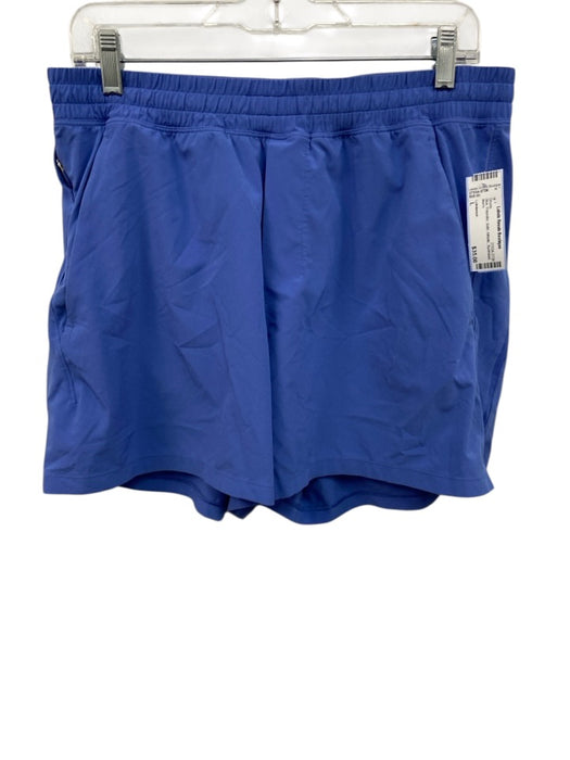 Lululemon Size L Blue Polyester Solid Athletic Men's Shorts Blue / L
