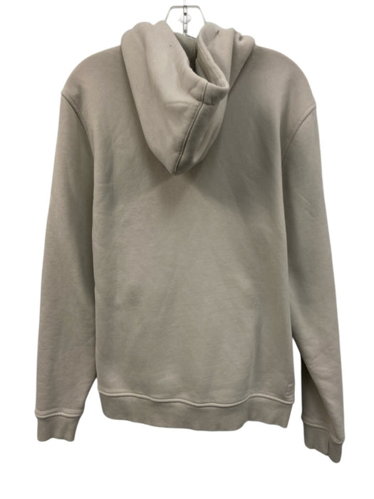 Vuori Size M Beige Cotton Solid Hoodie Men's Jacket Beige / M