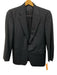 Hickey Freeman Navy Blue Wool Solid 2 Button Men's Suit Navy Blue / 40R