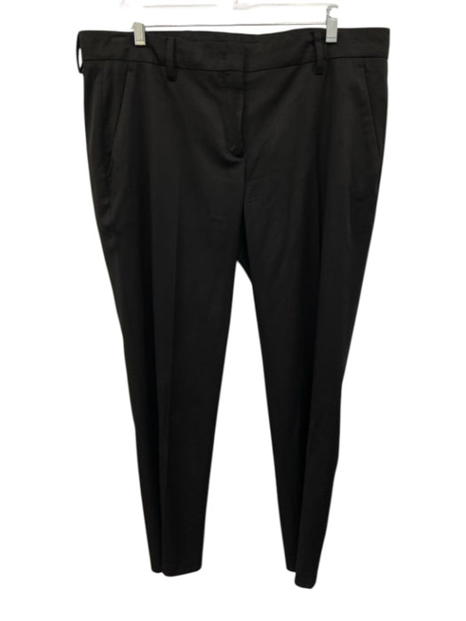 Prada Size 46 Black Virgin Wool Solid Men's Pants Black / 46