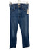 Mother Size 27 Medium Wash Cotton Denim High Rise Whiskering Raw Hem Jeans Medium Wash / 27