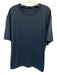 Lululemon Size XL Dark Blue Polyester Solid Athleisure Men's Short Sleeve Dark Blue / XL