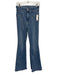 We The Free Size 28 Medium Wash Cotton Blend Denim High Rise Flare Jeans Medium Wash / 28