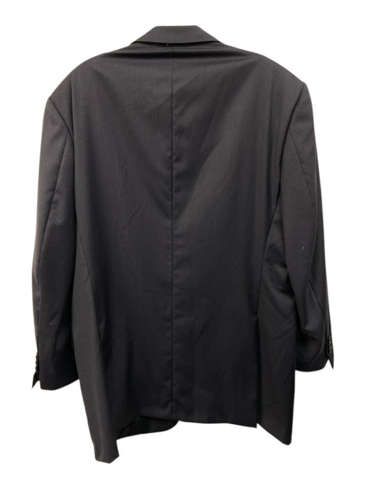 Burberry London Black & White Striped 2 Button Men's Blazer Black & White / 44L