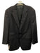 Burberry London Black & White Striped 2 Button Men's Blazer Black & White / 44L