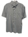 Lululemon Size Est L Gray Solid Buttons Men's Short Sleeve Gray / Est L