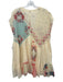 Free People Size S Yellow, blue, red Cotton Floral Patchwork swing Dress Yellow, blue, red / S
