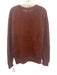 Massimo Alba Size L Reddish Brown Mohair & Silk Ribbed Sweater Reddish Brown / L