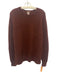 Massimo Alba Size L Reddish Brown Mohair & Silk Ribbed Sweater Reddish Brown / L