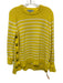 Tuckernuck Size S Yellow & White Cotton Knit Stripe Side Buttons Sweater Yellow & White / S