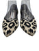 Rothy's Shoe Size 8 Black & Cream Synthetic Knit Animal Pointed Toe Flats Black & Cream / 8