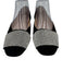Patricia Green Shoe Size 9 Black & Silver Leather Upper Suede Rhinestone Flats Black & Silver / 9