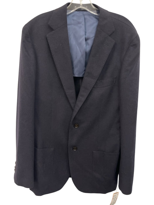 Suitsupply Navy Blue Cashmere Solid Men's Blazer Navy Blue / 42L