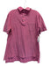 Sid Mashburn Size M Pink Cotton Solid Polo Men's Short Sleeve Pink / M