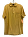 Sid Mashburn Size M Yellow Cotton Solid Polo Men's Short Sleeve Yellow / M