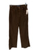 Veronica Beard Jeans Size 26 Brown Cotton Corduroy Wide Leg Zip Fly Pants Brown / 26
