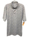 Peter Millar Size L White & Pink Synthetic Drinks Polo Men's Short Sleeve White & Pink / L