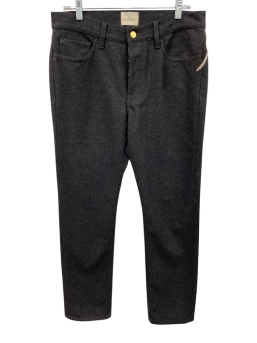 Sid Mashburn Size 34 Dark Gray Wool Solid Dress Slim Men's Pants Dark Gray / 34