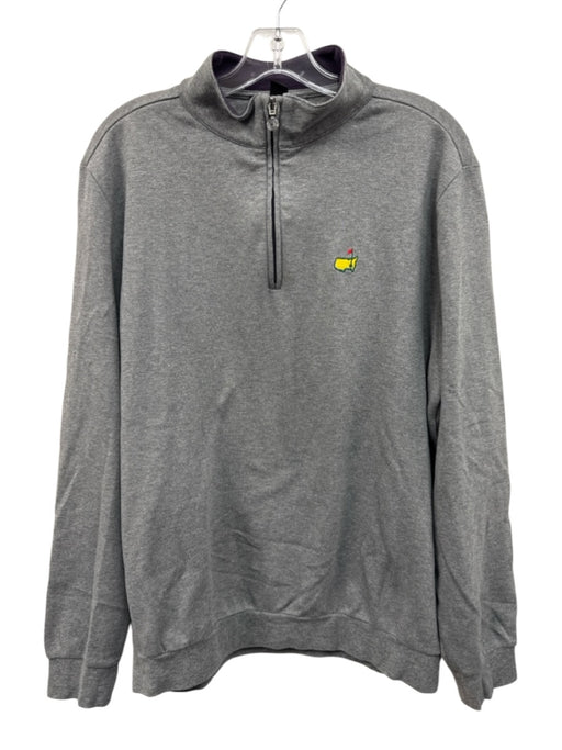 Clubhouse Collection Size M Gray Cotton Blend Solid Sweatshirt Long Sleeve Shirt Gray / M