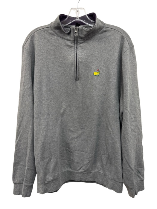 Clubhouse Collection Size M Gray Cotton Blend Solid Sweatshirt Long Sleeve Shirt Gray / M