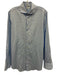 Suitsupply Size 16 Light blue Cotton Solid Button Up Men's Long Sleeve Shirt Light blue / 16