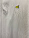 Masters Size L White Cotton Solid Polo Men's Short Sleeve White / L