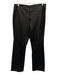 Harley Davidson Size 8 Black Leather Studded Zip Ankles Flare Biker Pants Black / 8