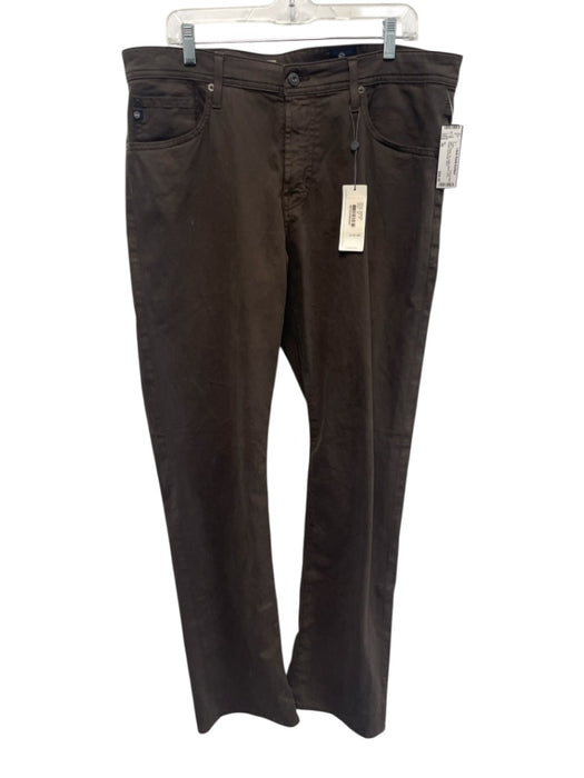 AG NWT Size 36 Brown Cotton Blend Solid Khakis Men's Pants Brown / 36