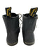 Dr Martens Shoe Size 8 Black Leather Lace Up Rubber Sole Ankle Boots Black / 8
